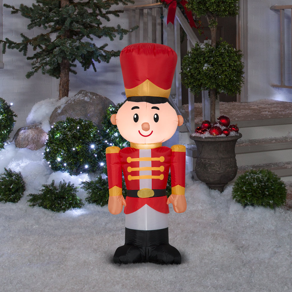 Gemmy outlet Christmas Inflatable - Animated Soilder